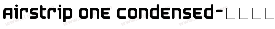 Airstrip One Condensed字体转换